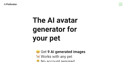 AI Pet Avatar AI Tool