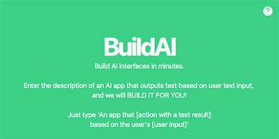 Build AI AI Tool