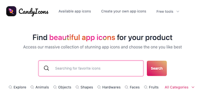 CandyIcons AI Tool