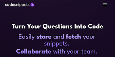Code Snippets AI AI Tool
