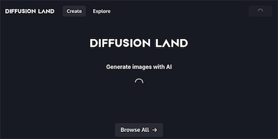 Diffusion Land AI Tool