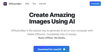 DiffusionBee AI Tool
