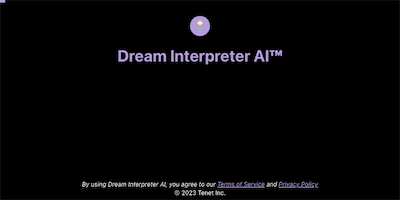 Dream Interpreter AI Tool
