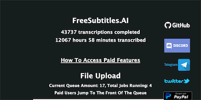 Free Subtitles AI AI Tool