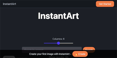 InstantArt.io AI Tool
