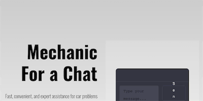 Mechanic For A Chat AI Tool