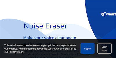 Noise Eraser AI Tool