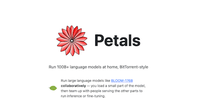 Petals AI Tool
