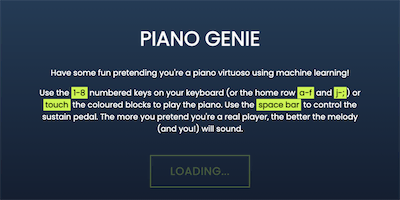 Piano Genie AI Tool