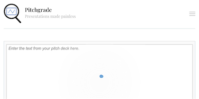 Pitchgrade AI Tool