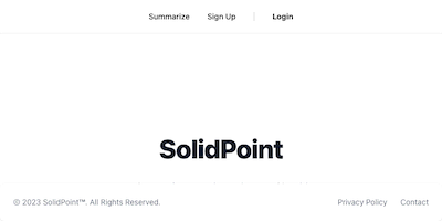 SolidPoint AI Tool