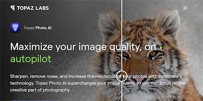 Topaz Photo AI AI Tool