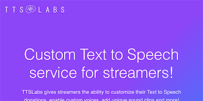 TTSLabs AI Tool