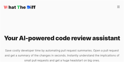 WhatTheDiff AI Tool